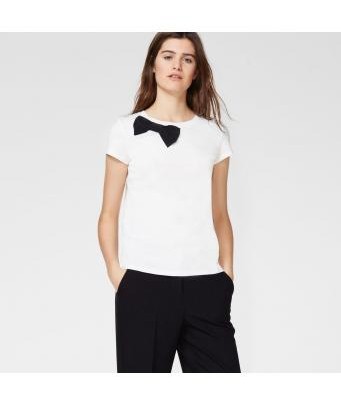 T-Shirt with silk bow