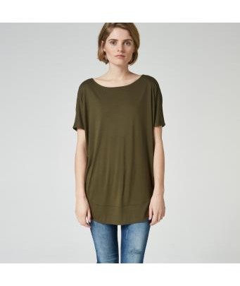 Oversize Shirt in O-Shape | khaki