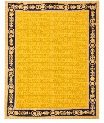 Versace towel - yellow