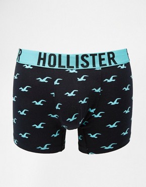 Hollister - classic underpants with Icon-Print - black