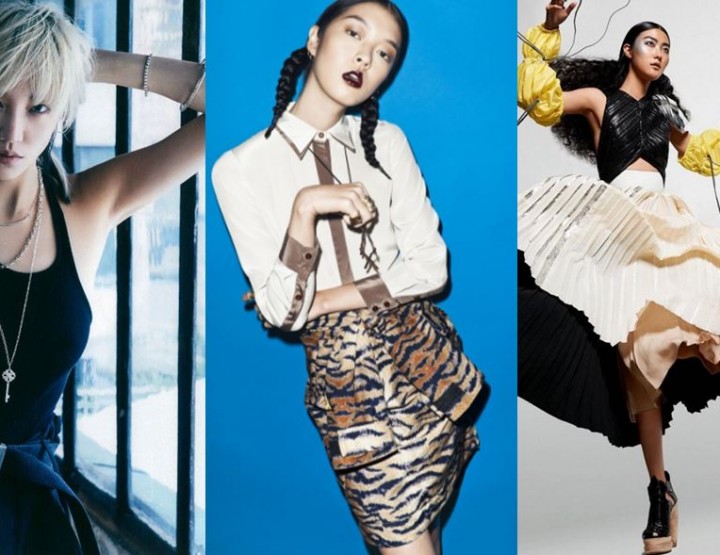 Drei herausragende südkoreanische Models