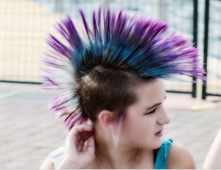 Spikes, mohawks and Co - The best punk hair styles