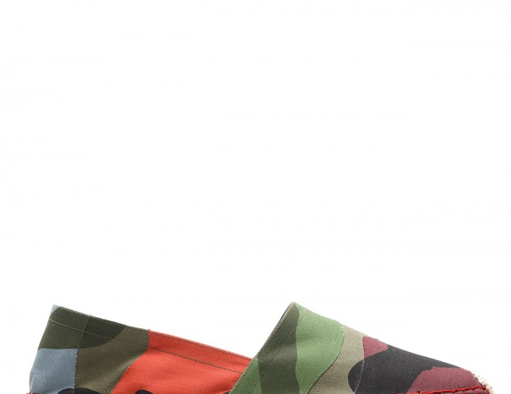 Espandrilles in multicolour-camouflage