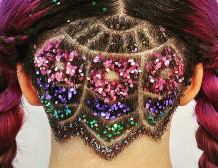 Der nächste Haar-Trend: Glitter Undercut!