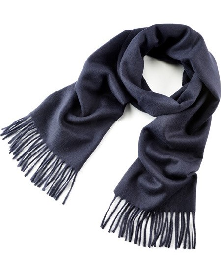 Unicolored cashmere woven scarf