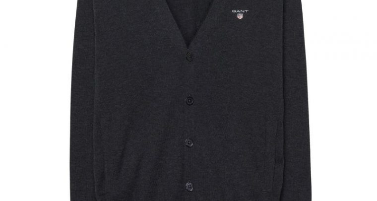 GANT Herren Strickjacke (M) Grau