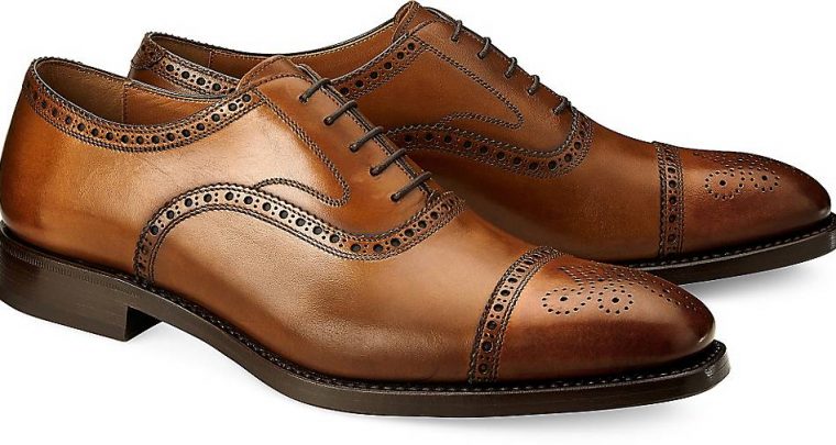 Men's Oxford lace shoes by Franceschetti - brown