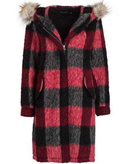 MARC AUREL wool coat with alpaca