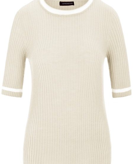 Loro Piana wool-cashmere-yarn shortsleeve pullover