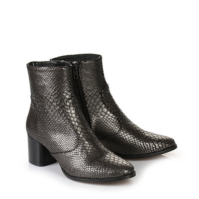 Narrow shaft ankle boots - anthrazit