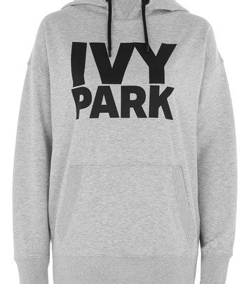 Boyfriend-hoodie with logo by Ivy Park - light grey M