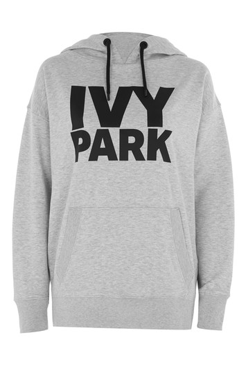 Boyfriend-hoodie with logo by Ivy Park - light grey M