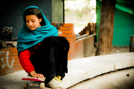 Afghanistans Skaterinnen