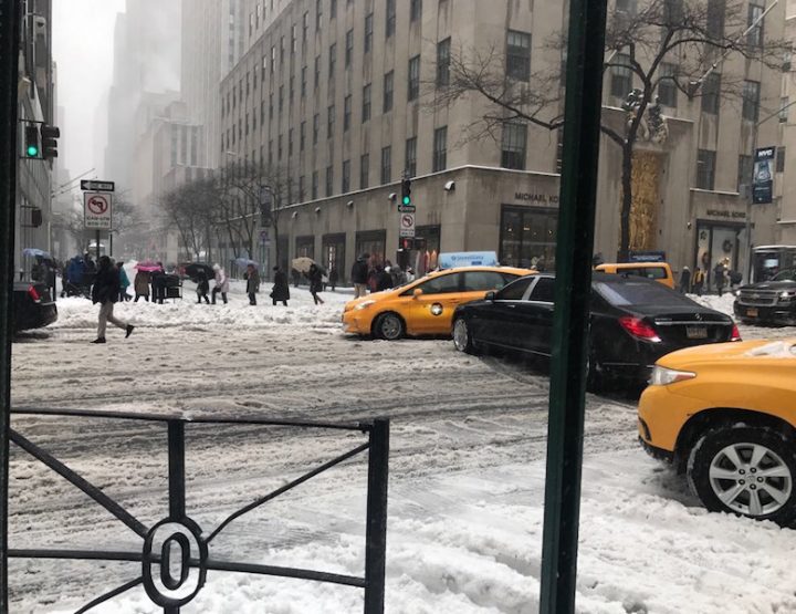 New York City - Schneechaos eine Stadt ist überfordert