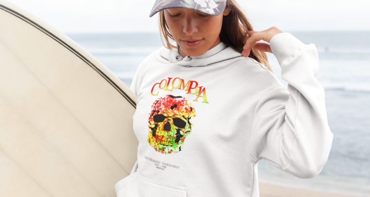 „X-Sicario COLOMBIA FARBENTOT-Hoodie!“ – „NEW Popeye-Fashion: FOR HER!“ – Shirts & Hoodies! – SHOP NOW!
