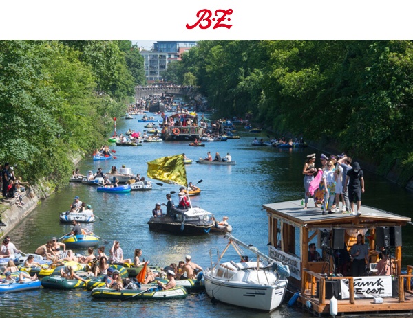 BZ-Berlin News: LOVEPARADE! Die Party auf dem Landwehrkanal soll es auch 2021 geben!